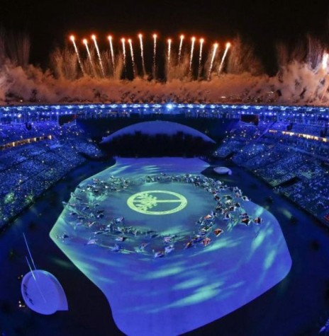 Outro instante da abertura das Olimpíadas do Rio de Janeiro. 
Imagem: AgênciaBrasil - FOTO 13 - 