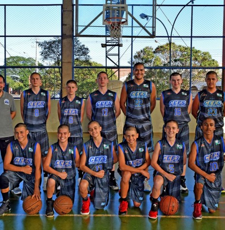 Equipe do Colégio Frentino Sackser vice-campeã de basquetel nos Jogos Escolares do Paraná 2017. 
Imagem: Acervo www.jogosescolares.pr.gov.br - FOTO 8 -