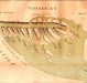 Plano aproximado de los Saltos del Guayrá o Sete Quedas (hoy bajo las aguas del embalse Itaipú) de Giacomo Bove, explorador italiano, extraído de su libro 