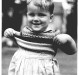 Matias Seyboth. filho do casal Ingrun e Dr. Frie drich Rupprecht Seyboth, em traje infantil, na cidade de Ipira, SC,  em 1952.