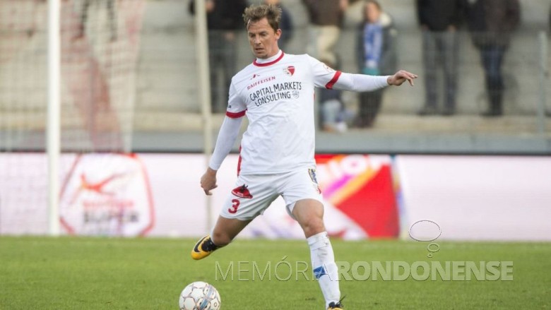 Jogador de futebol rondonense André Luis Neitzke contratado pelo SC Brühl, de St. Gallen, Suiça, em janeiro de 2022. 
Imagem: Acervo O Gol - FOTO 22 