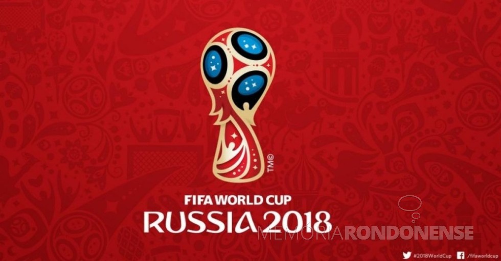 Símbolo ofícial da Copa do Mundo de Futebol 2018. 
Imagem: Acervo FIFA - FOTO 9 -