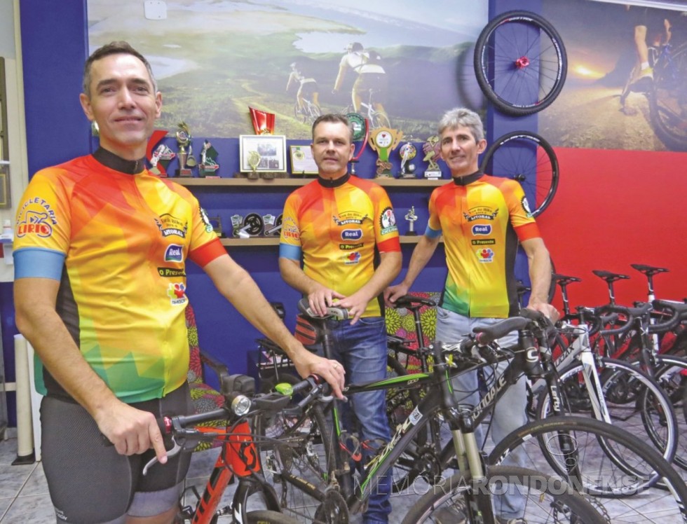 Ciclistas rondonenses Marcelo Garcia, Sérgio Mokfa e Paul Lírio Berwig  protagonistas do tour  