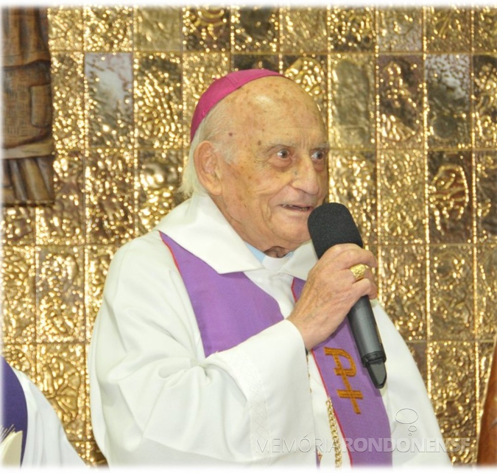 Arcebispo metropolitano de Cascavel (PR),  D. Armando Cirio, falecido em agosto de 2014.
Imagem: Acervo CNBB - FOTO 9 - 
