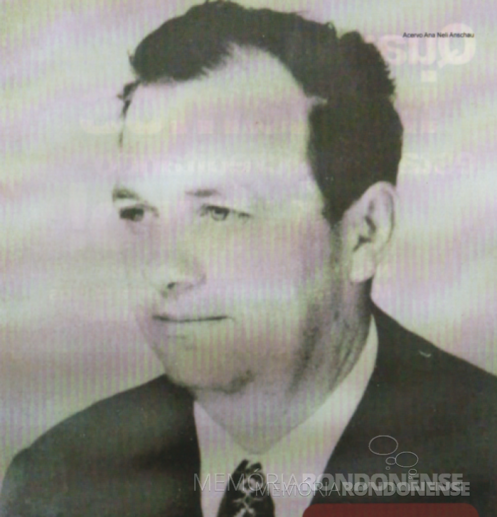 Empresário rondonense Irio Jacob Welp falecido em julho de 1992.
Imagem: Acervo Projeto Memória Rondonense - FOTO 22 - 