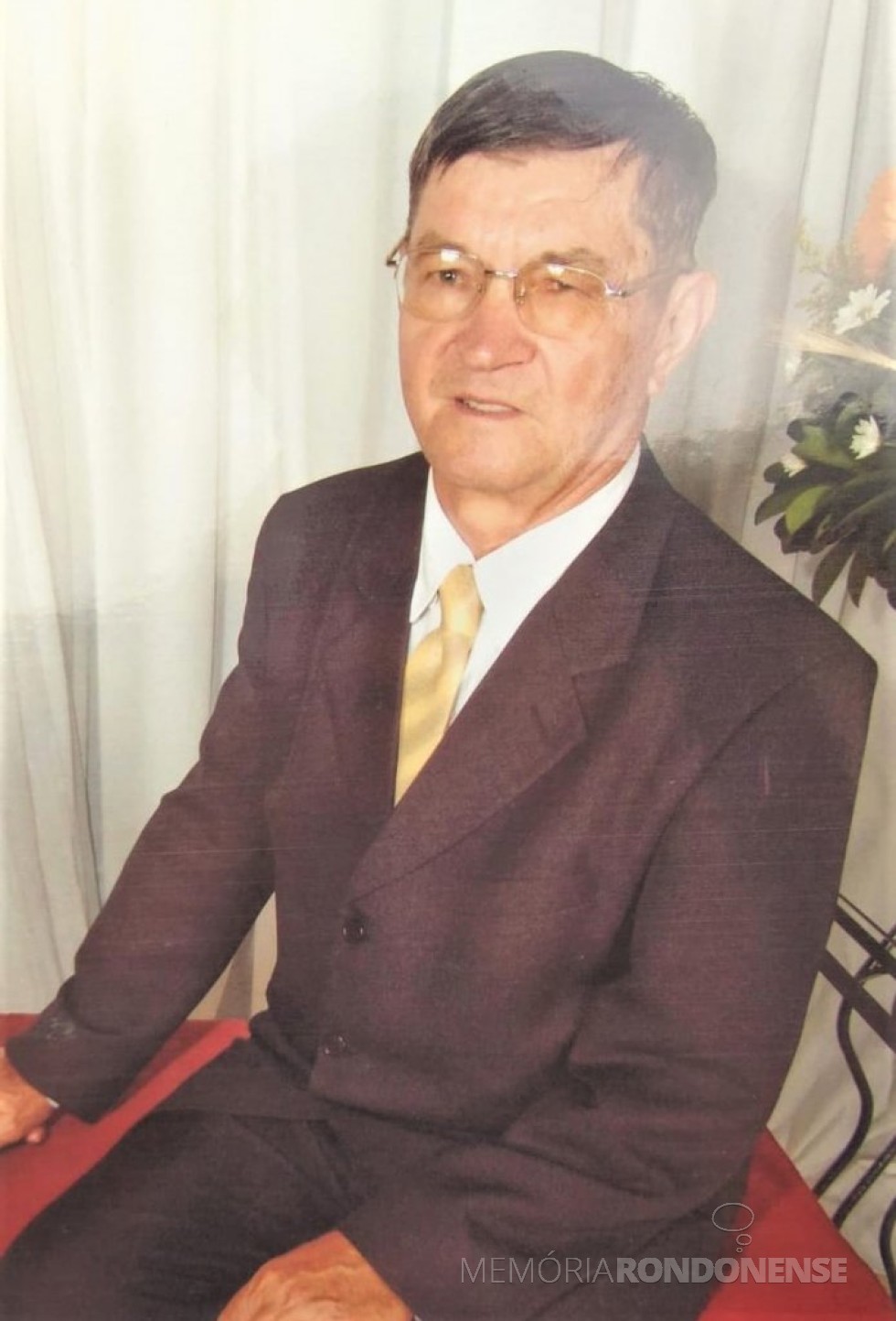 Pioneir rondonense Gentil Fávero Forlin falecido em julho de 2015.
Imagem: Acervo Projeto Memória Rondonense - FOTO 5 -