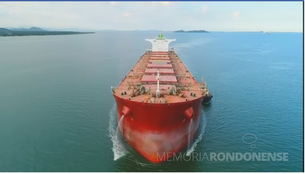Pacific South -maior cargueiro granaleiro que atracou no Porto de Paranaguá, no cemoço de junho de 2020.
Imagem: Acervo e crédito de Ronaldo Damasceno - FOTO 13 - 