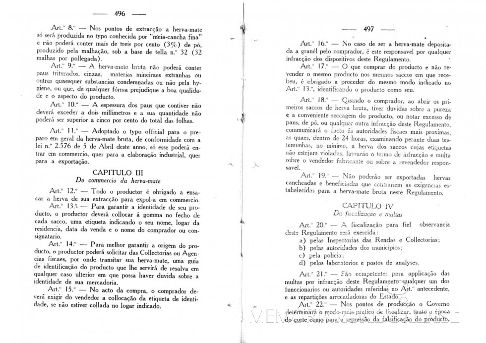Página 2 do Decreto nº 718/1928. 
Imagem: Acervo Arquivo Público do Paraná - FOTO 4 - 