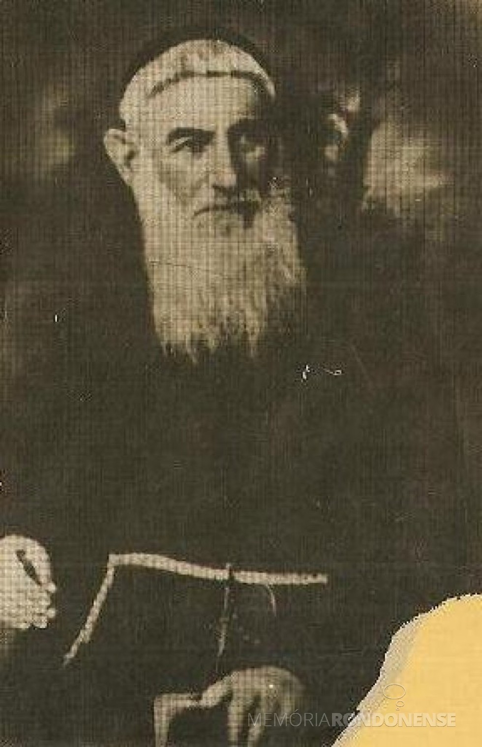 Frei Timóteo de Castelnuovo falecido em maio de 1895.
Imagem: Acervo Diocese de Ourinhos (SP) - FOTO 2 -