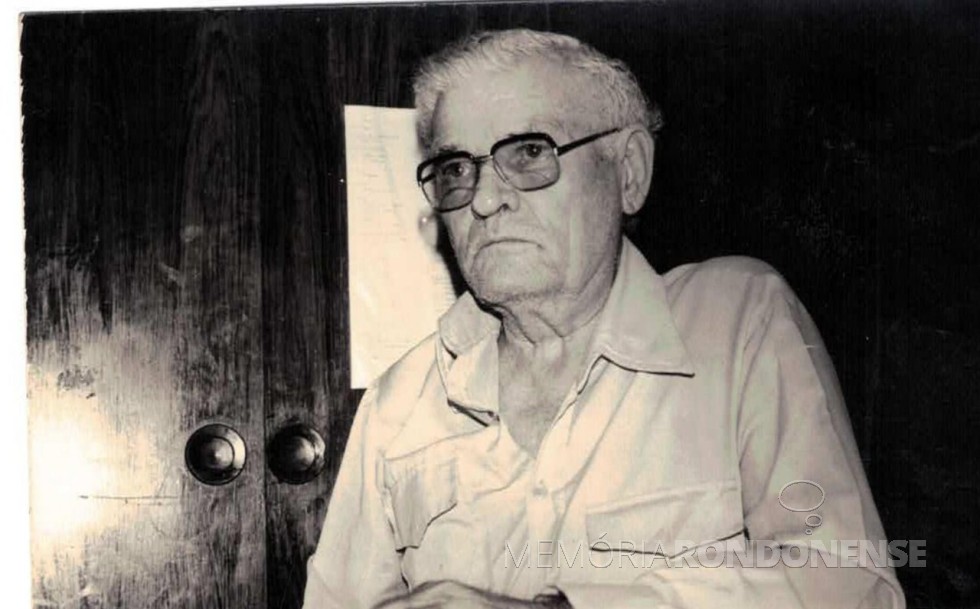 Vereador Güerino Viccari, prefeito em exercício do município de Toledo em 1953.
Imagem: Acervo Histórico Willy Barth (Toledo - PR) - FOTO 3 -