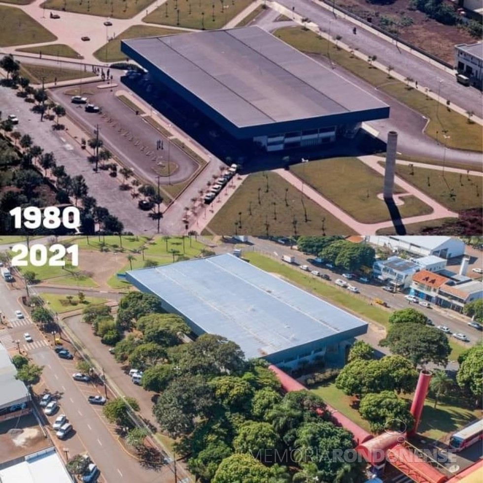 Terminal Rodoviário Intermunicipal de Toledo, em imagens de 1980 e 2021.
Imagem: Acervo Museu Histórico Willy Barth (Toledo-PR) - FOTO 8 -