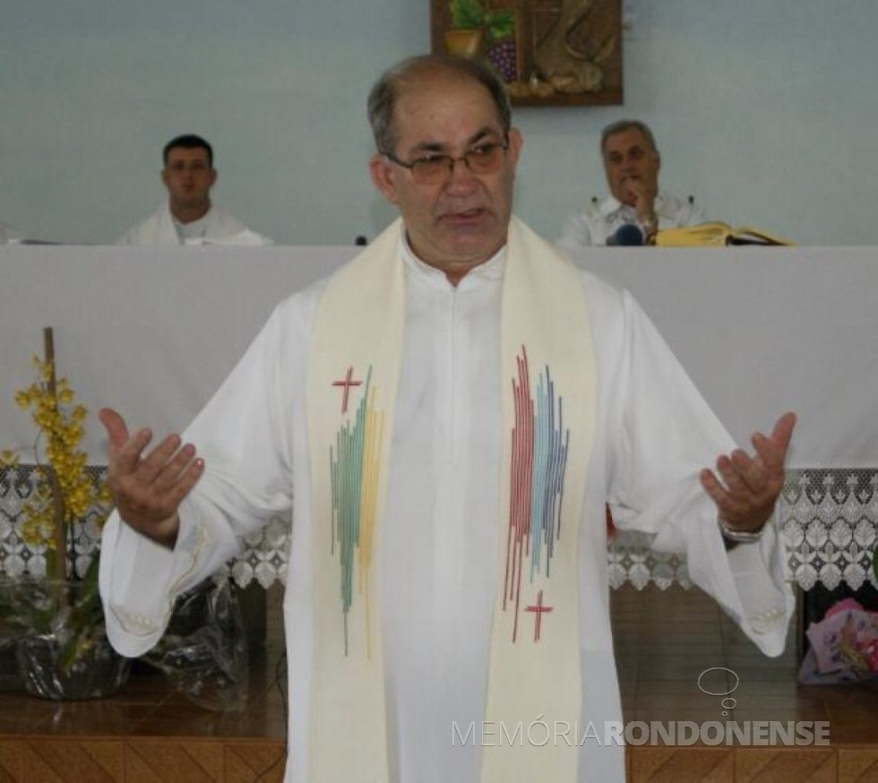 Padre Lotívio Antonio Finger (SCJ, falecido em julho de 2021. 
Imagem: Acervo Dehoanini - FOTO 12 -