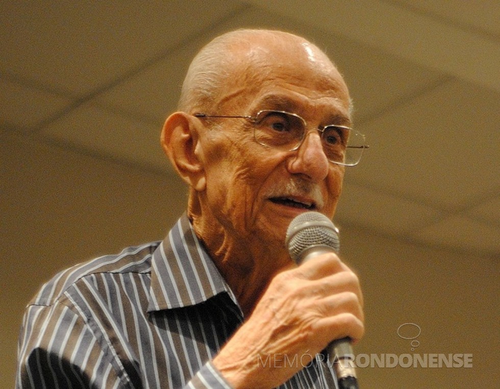 Professor Wilson Choeri, fundador do projeto Rondon.
Choeri faleceu no dia 13 de agosto de 2013, na cidade do Rio de Janeiro.
Imagem: Acervo feuc.com - FOTO 2 - 