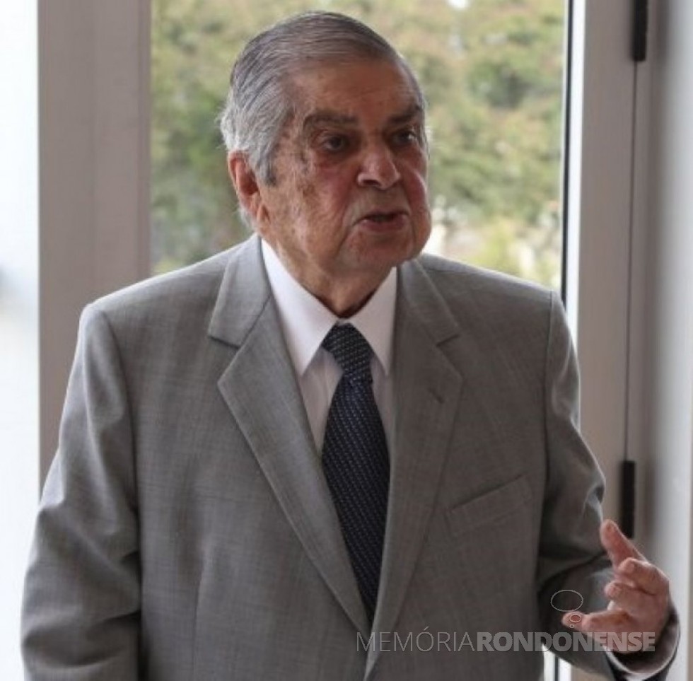 Ex-governador Jayme Canet Júnior, falecido em 31 de agosto de 2016.
Imagem: Acervo Aroldo Murá - FOTO 19 -