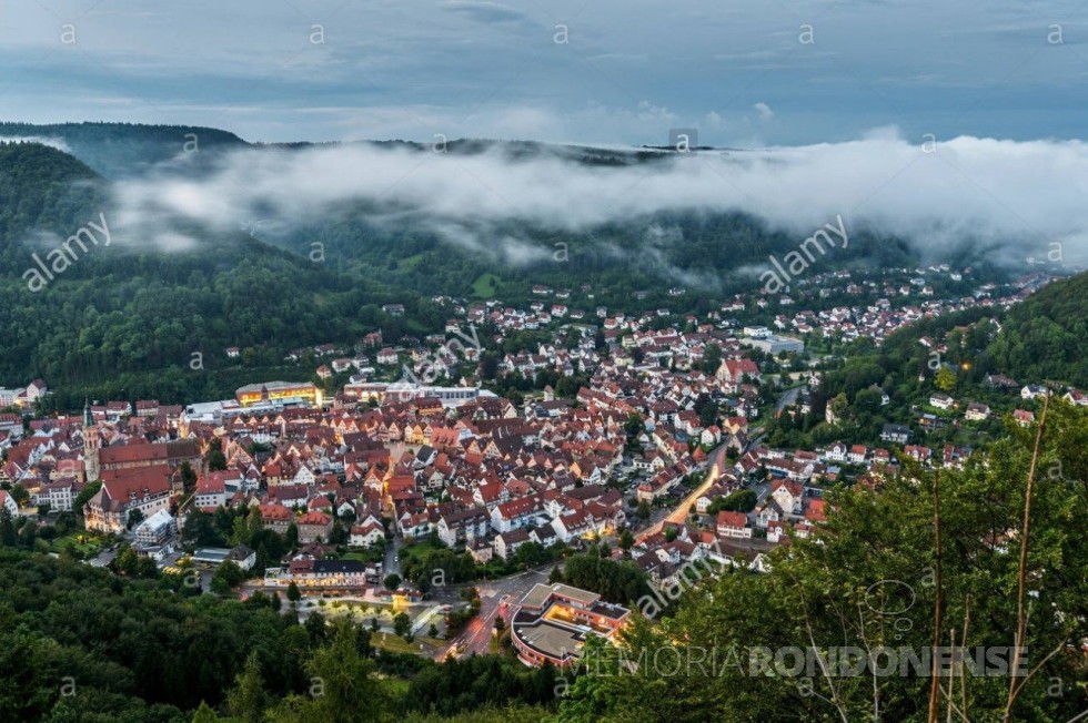 Bad Urach, Alemanha, cidade natal da pioneira rondonense Carolina (nascida Werz). 
Imagem: Acervo Alamy - FOTO 4 - 