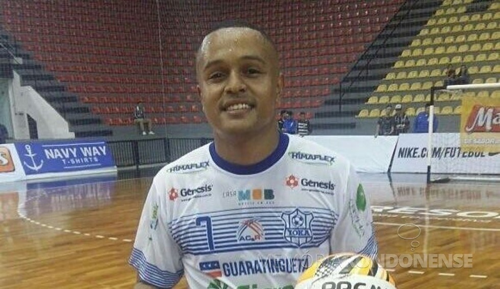 Atleta Caio Barros contratado pela Copagril Futsal, em junho de 2017. 
Imagem: Acervo LNF - FOTO 9 - 