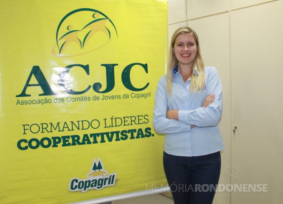 Jovem Vanessa Wommer reeleita presidente da Associação dos Comitês dos Jovens da Coparil (ACJC) para a gestão 2018. 
Imagem: Acervo Imprensa - Copagril- FOTO 12 - 
