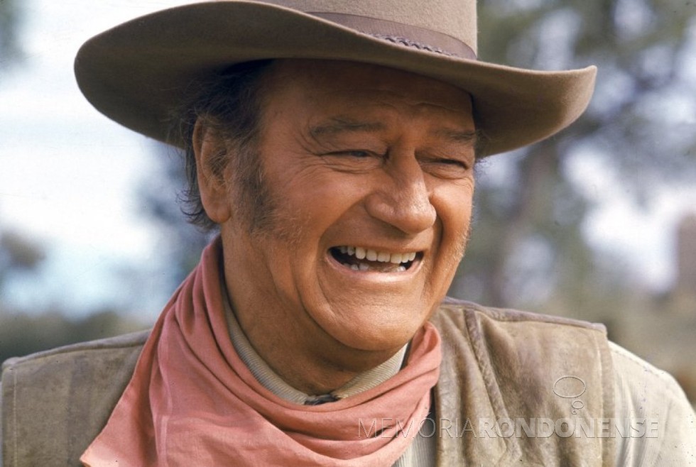 Ator estadunidense John Wayne falecido em  junho de 2004. 
Imagem: Acervo Time - FOTO 10 - 
