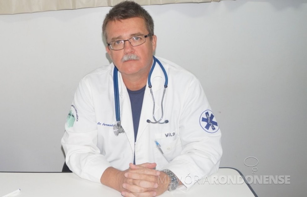 Médico Fernando Wild nomeado como diretor-técnico da Unidade de Saúde 24 Horas, em janeiro de 2017. 
Imagem: Acervo Marechal News - FOTO 7 - 