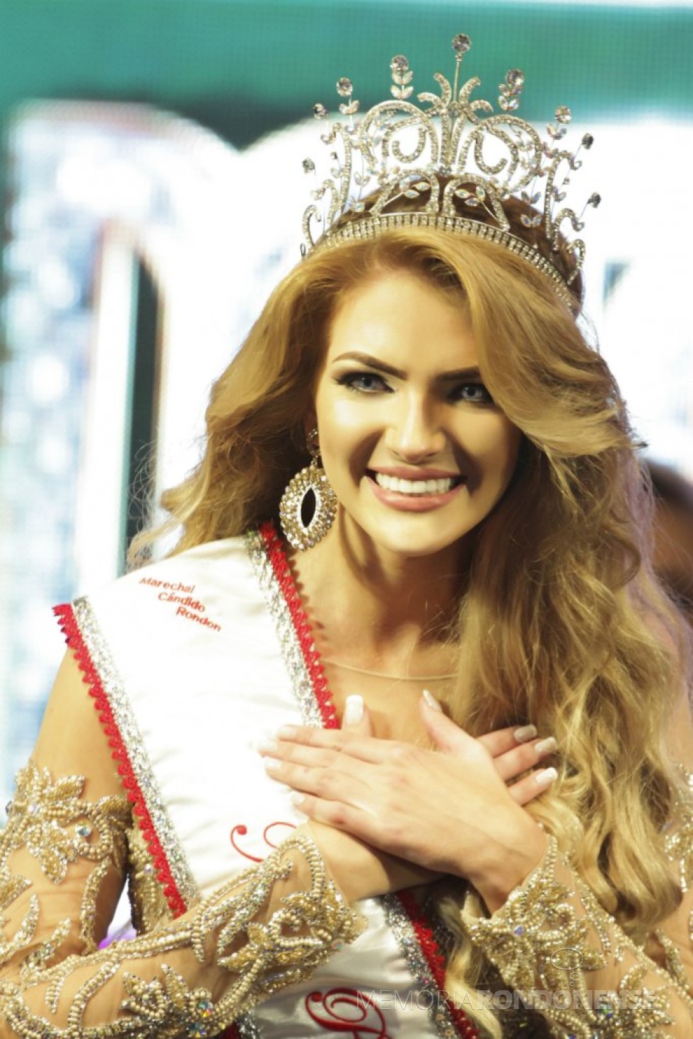 Aryala Stefani Wommer eleita Miss Marechal Rondon 2016, em 07 de maio de 2016. 
Imagem: Acervo Imprensa-PM-MCR
Crédito: Ademir Herrmann - FOTO 8 -
