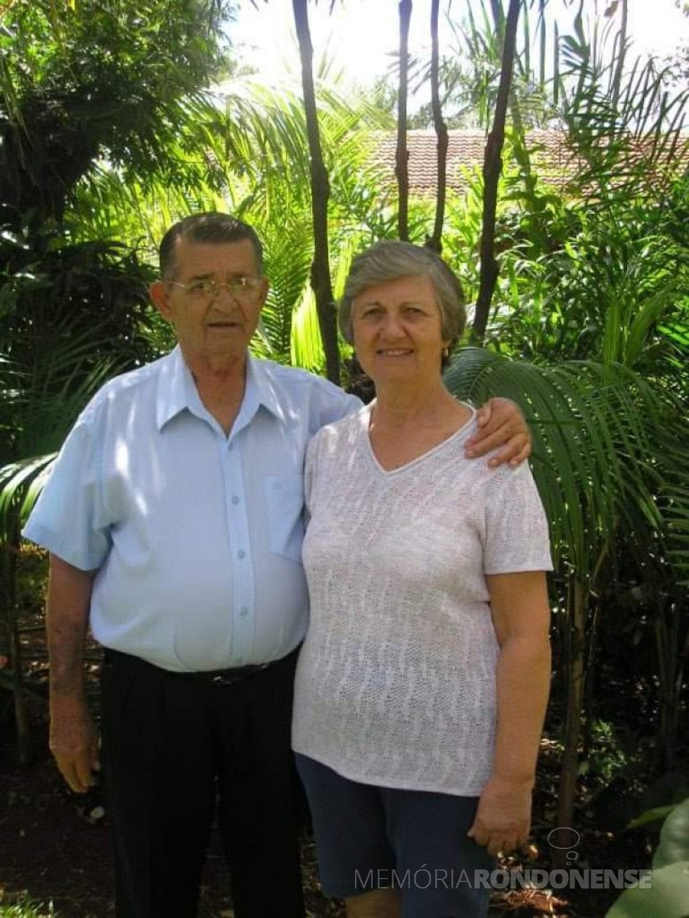 Professor Eduardo Mittelstedt com a esposa Ester .
Imagem: Acervo da Família - FOTO 23 -