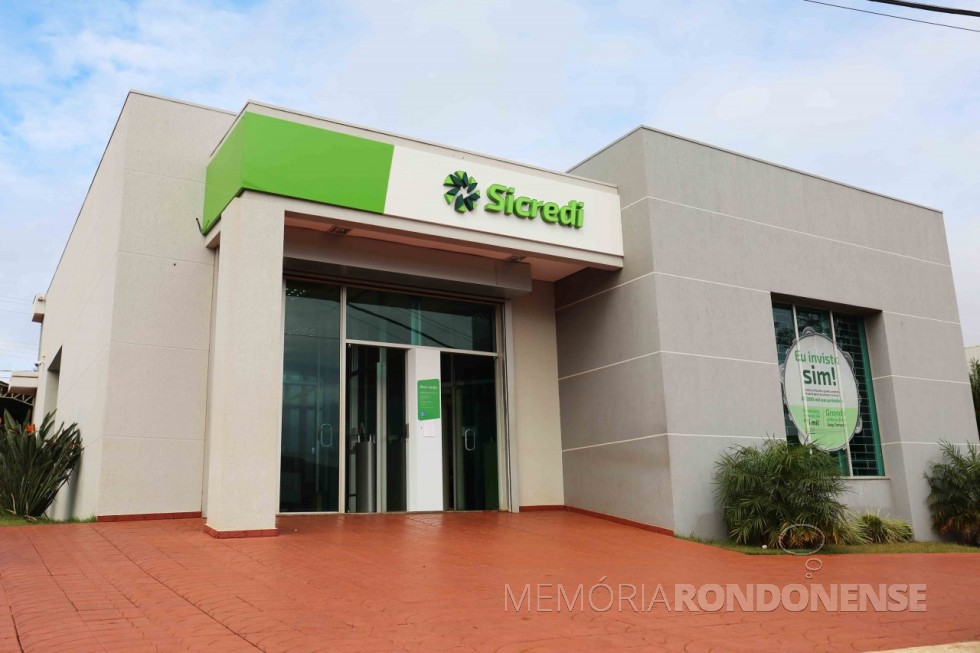 Novo visual da agência da Sicredi PR/SP, em São José das Palmeiras, inaugurado em 07 de junho de 2018. 
Imagem: Acervo Sicredi Aliança PR/SP - FOTO 10 - 